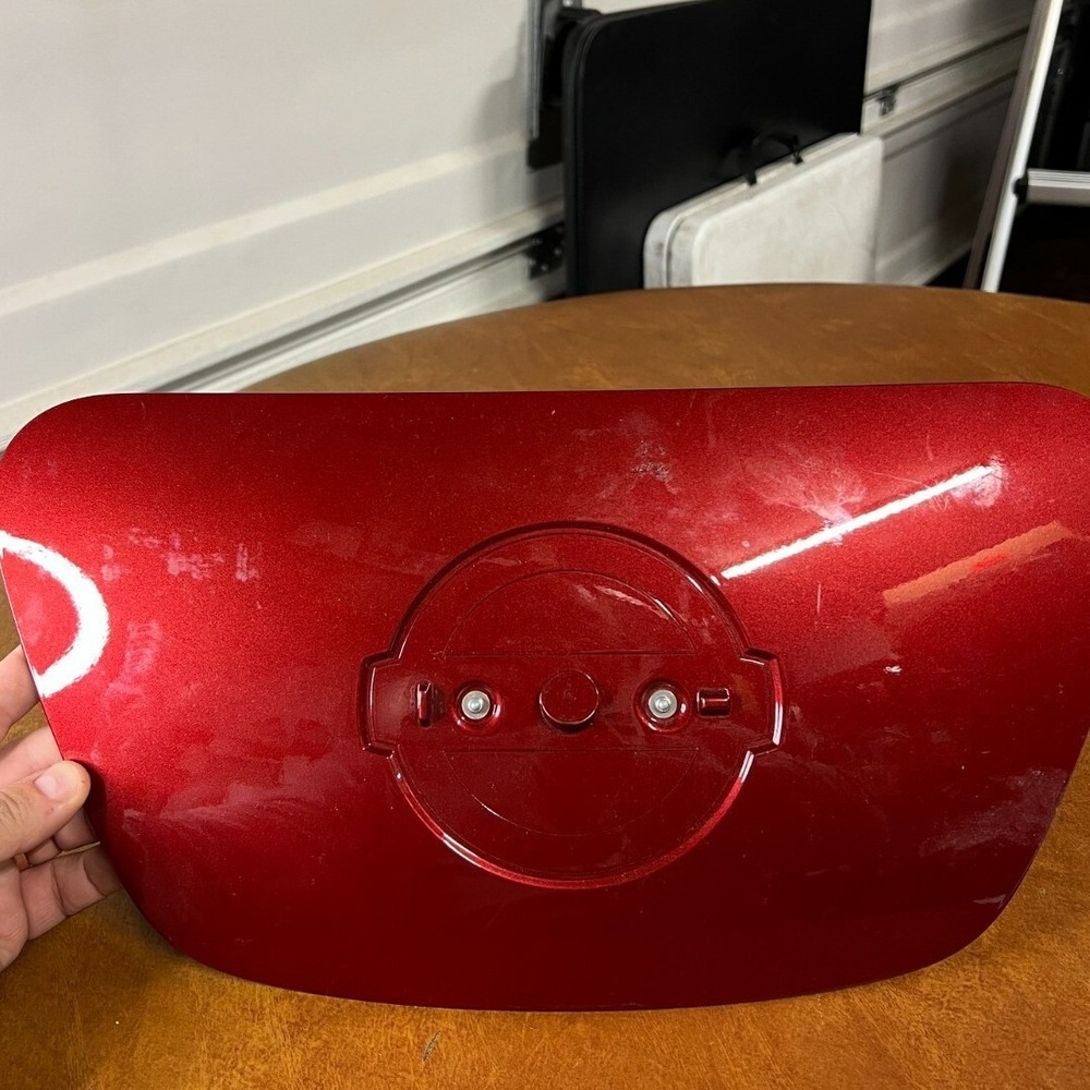 2013 Nissan Leaf Front Charge Port Door Cover Red‎ without Emblem